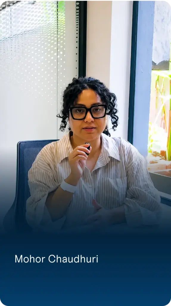 image of Mohor Chaudhuri, video testimonial