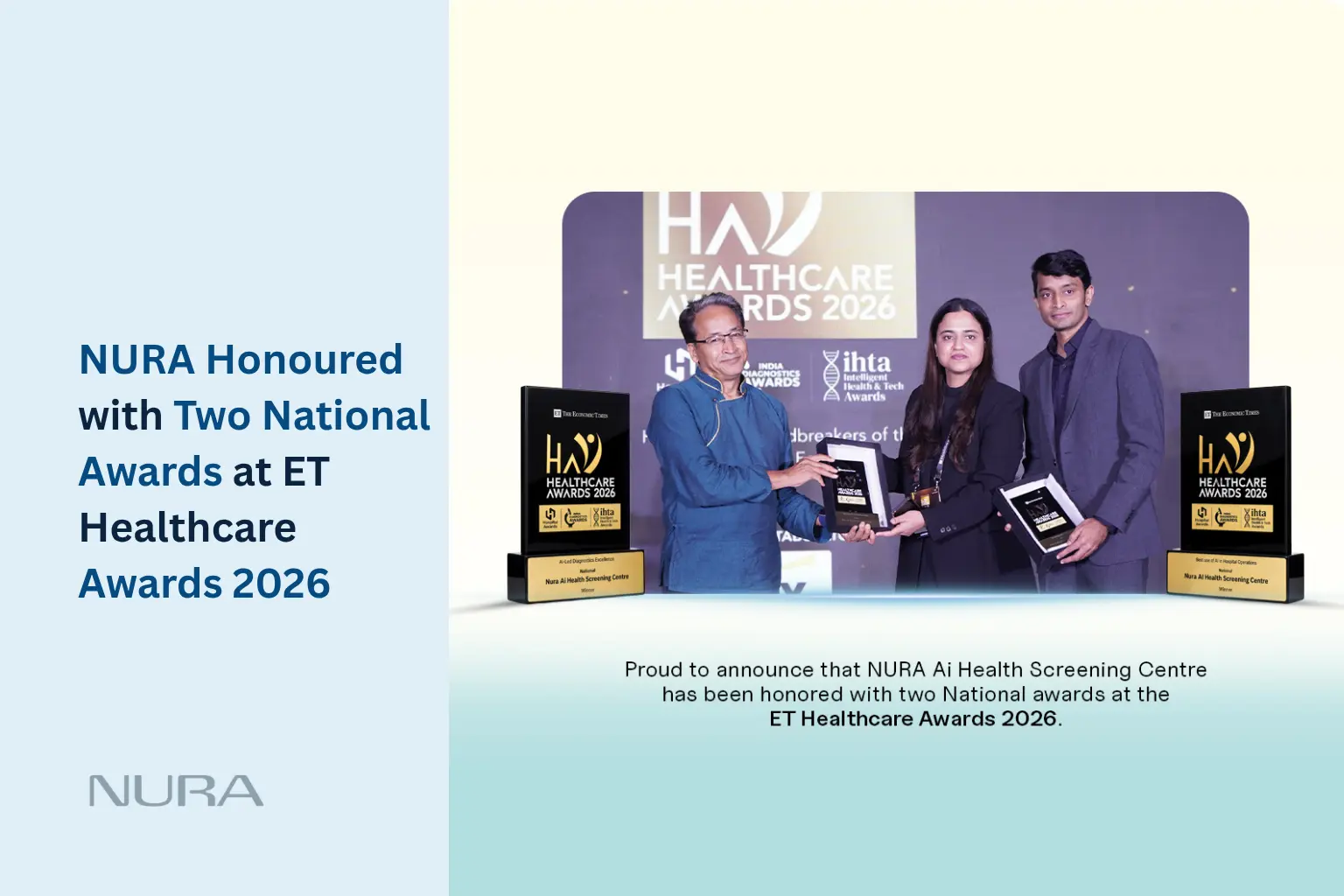 NURA Wins Two National Awards at ET Healthcare Awards 2026