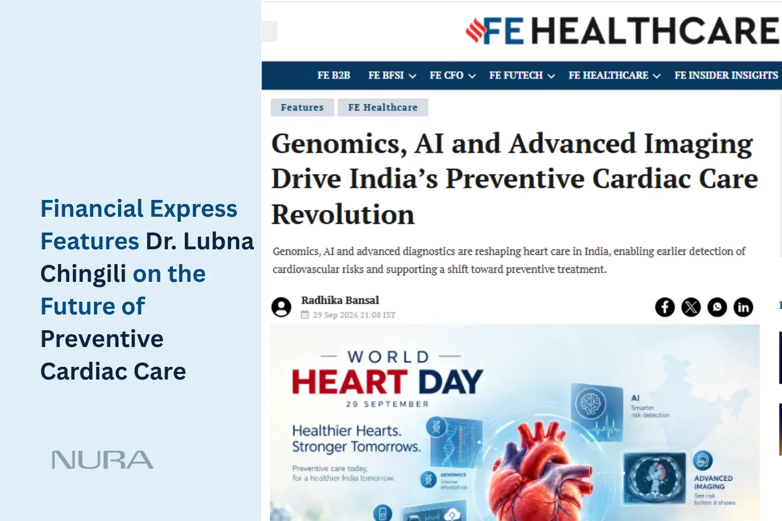 NURA’s Dr. Lubna Chingili Highlights the Growing Role of Advanced Imaging in Preventive Cardiac Care